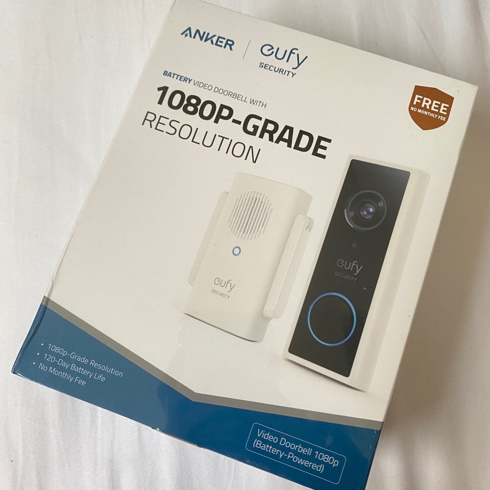 SOLD NWT Eufy 1080p Doorbell Camera